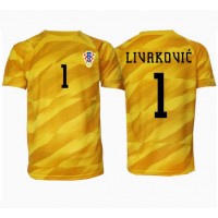 Kroatien Dominik Livakovic #1 Målvakt Hemmatröja EM 2024 Kortärmad